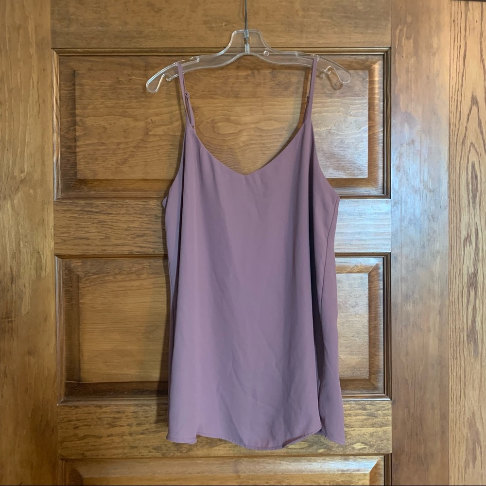 Pink Rose Mauve Pink Blouse Tank Top